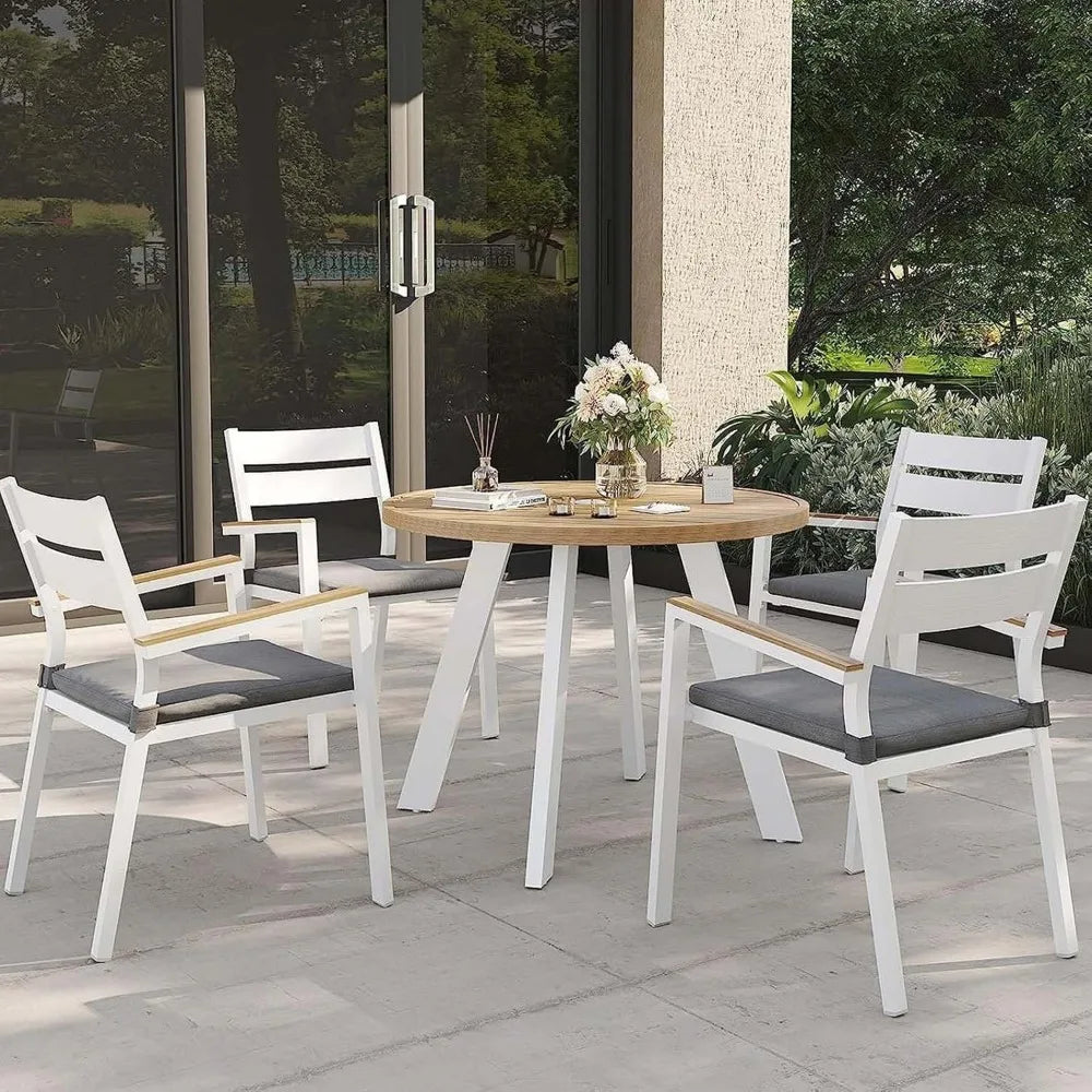 Stylish 5 Piece Outdoor Dining Set for Comfortable Patio Gatherings