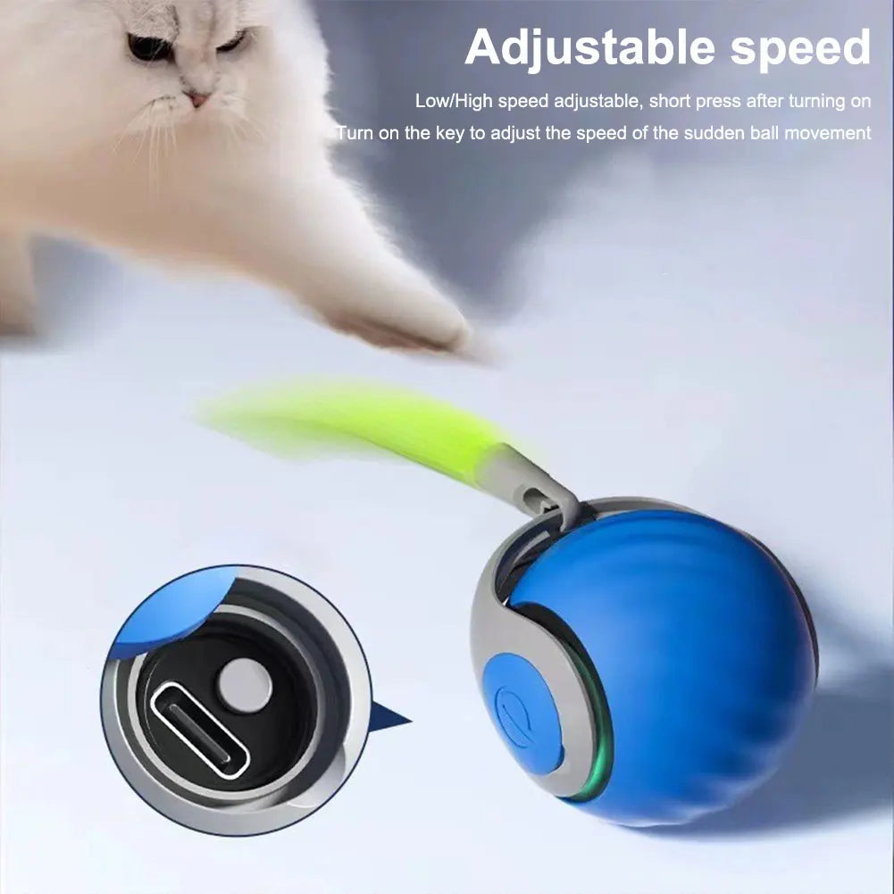 FurryFun Smart Cat Ball for Engaging Interactive Playtime