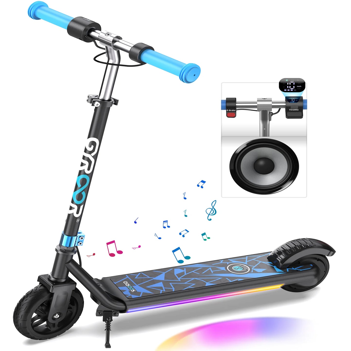 H30 Max Kids Electric Scooter With 150W Motor Led Display