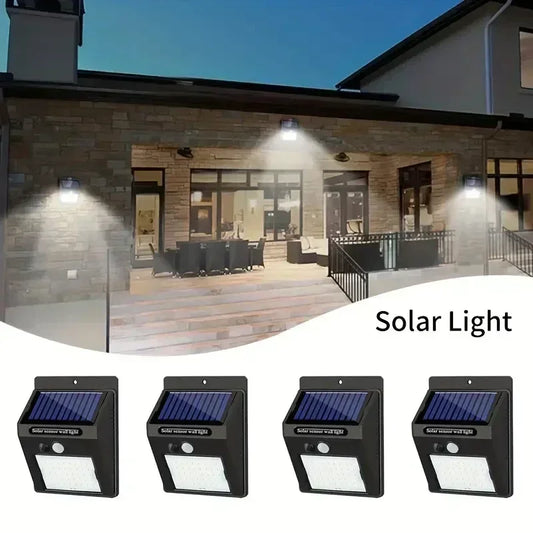 EcoBright Solar Outdoor Lights with Motion Sensor Security