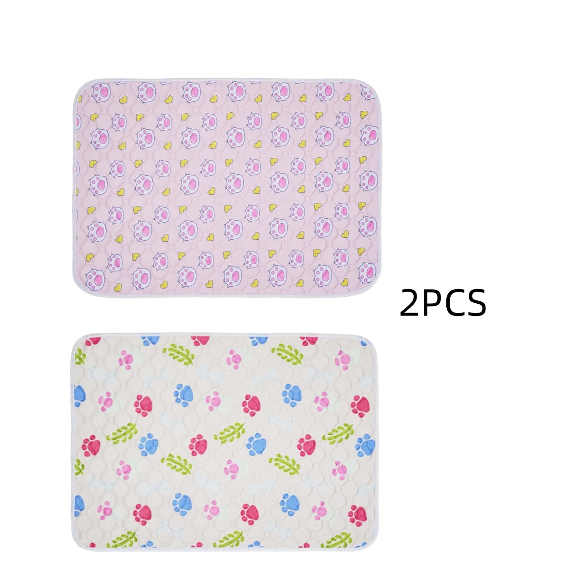 Waterproof Pet Training Pad Set 2 Pack Absorbent Non Slip