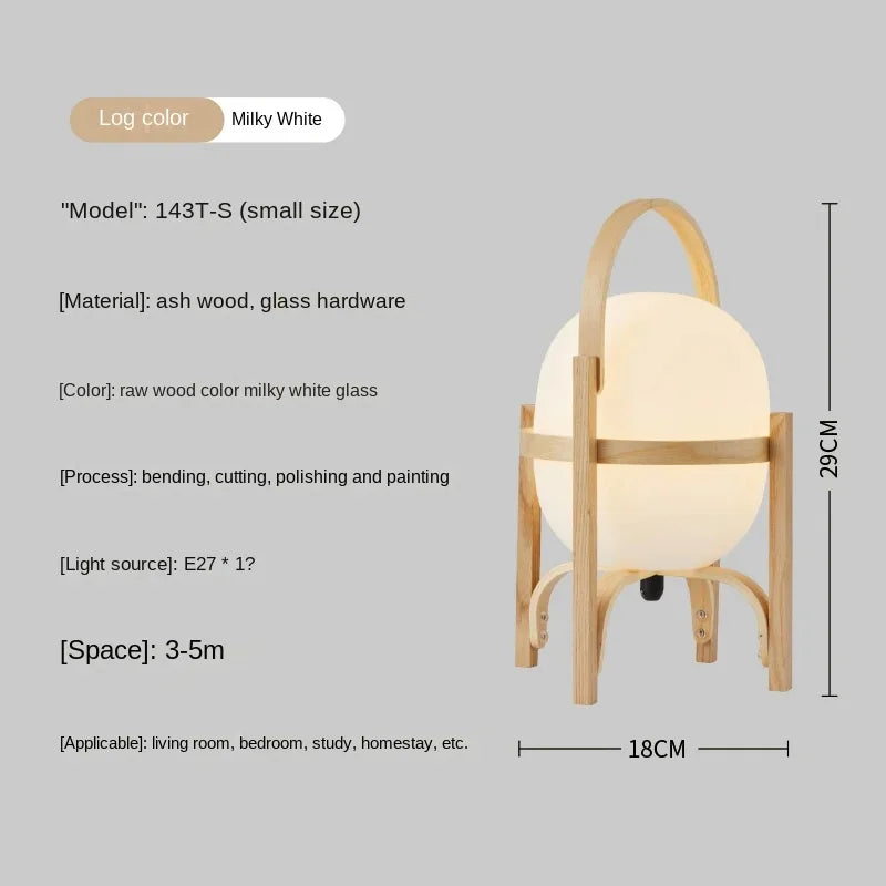 Modern LED Floor Lamp Wood Base for Living Room Ambience