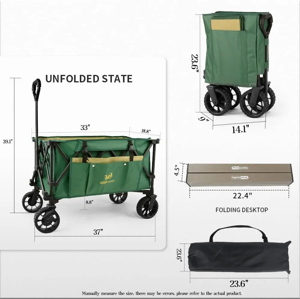 Heavy Duty Collapsible Utility Wagon for Outdoor Adventures