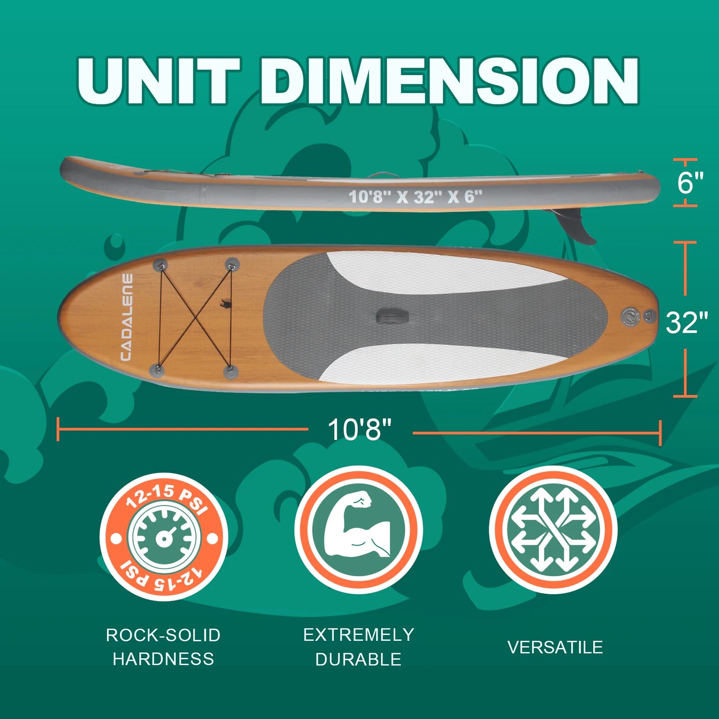 Cadalene Inflatable Paddle Board for Ultimate Water Adventure
