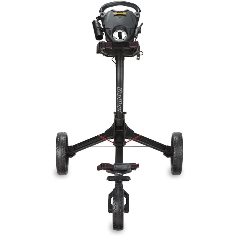 Bag Boy Compact 3 Golf Push Cart With Scorecard Console