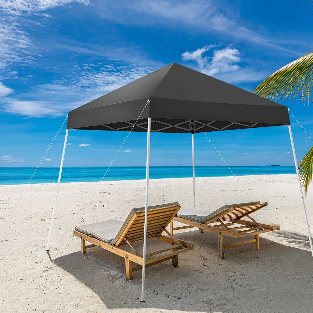 Waterproof Pop Up Gazebo Canopy Tent with One Button Setup