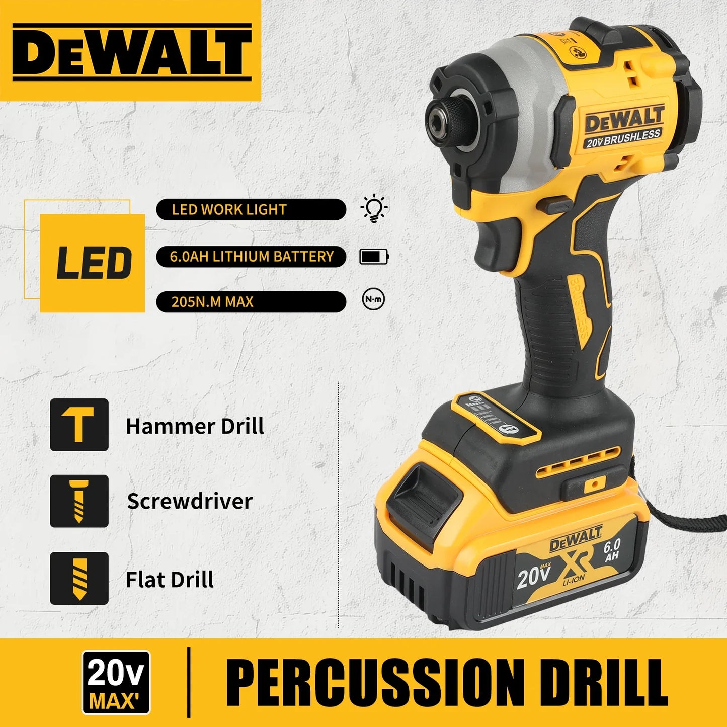 Dewalt DCF850 Cordless Screwdriver With Unrivaled Torque Performance