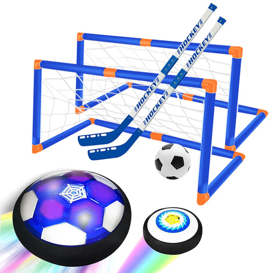 Hover Soccer Ball Set for Kids - 2-in-1 Indoor Outdoor Fun