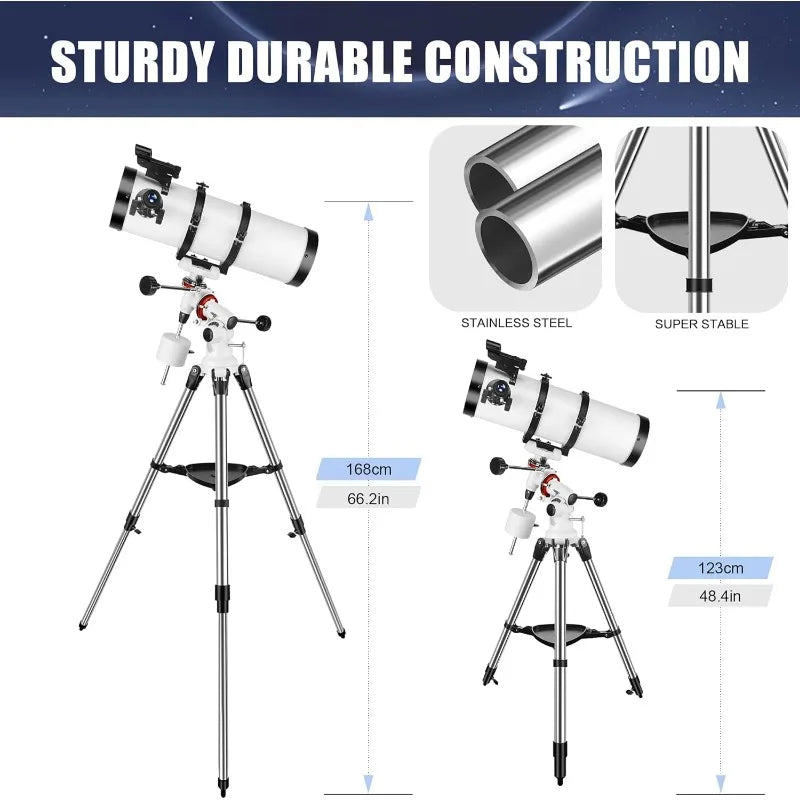 YTYINE 150EQ Telescope for Stunning Celestial Views