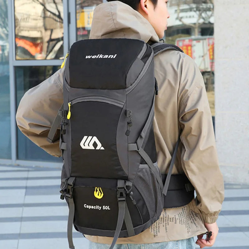 OutdoorPro 50L Waterproof Travel Backpack for All Adventures