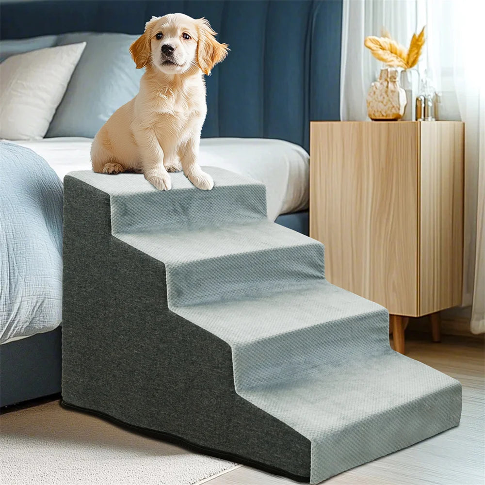 Pet Ramp Stairs Three Quarter Step High Density Foam