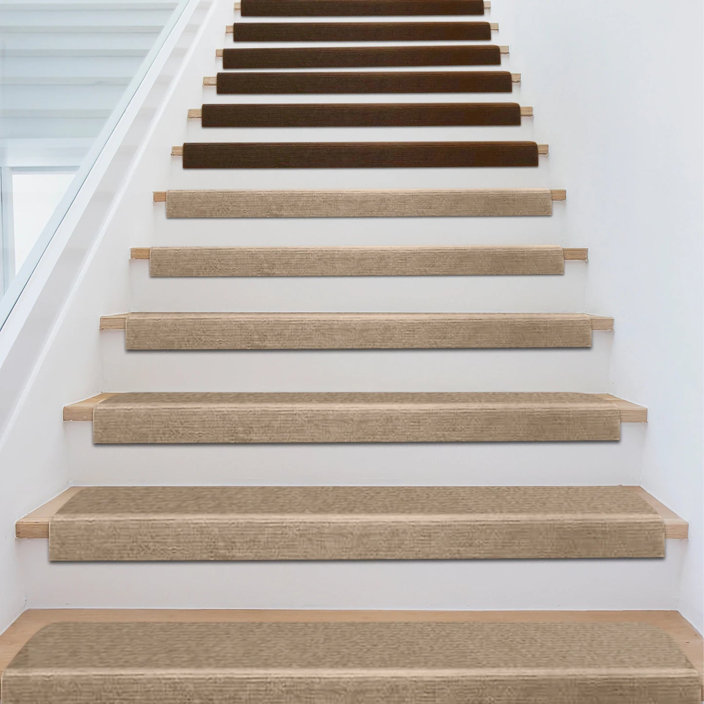 Washable Non-Slip Stair Treads for Safe Steps