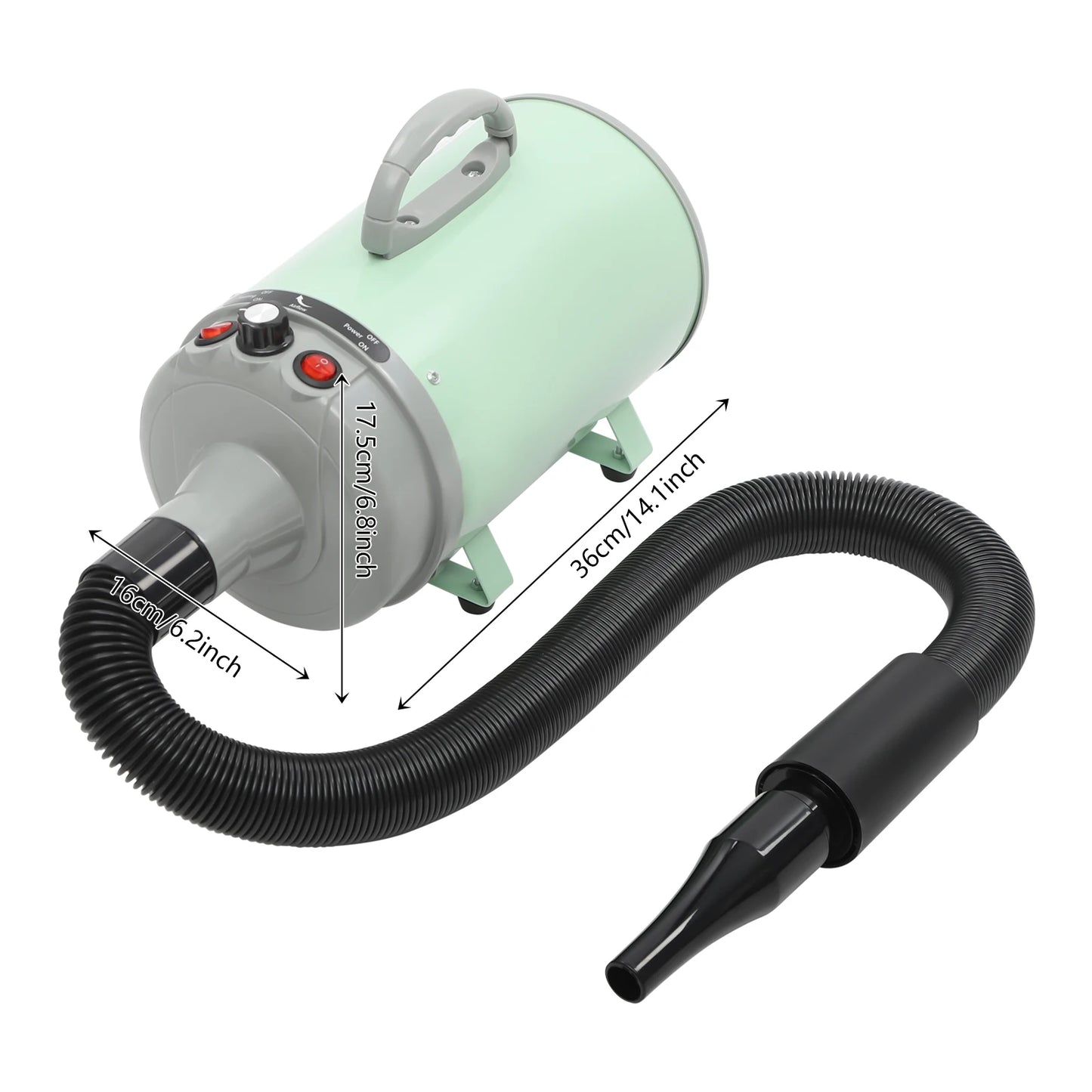 PetGroom Pro 2200W Dryer for Quiet Stress-Free Grooming