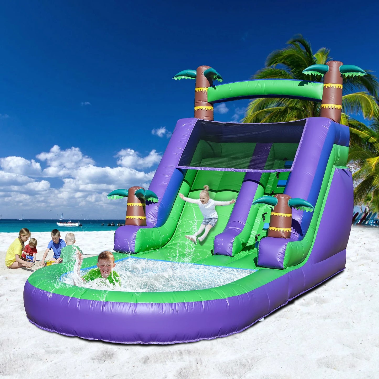 Children's Inflatable Water Slide for Backyard Fun