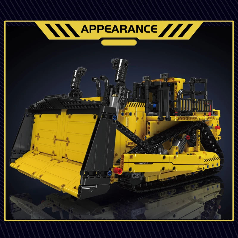 Mould King 15084 App Remote Controlled Bulldozer Set