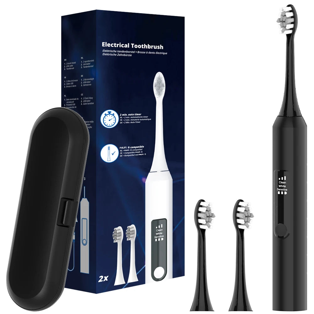 SmartClean Electric Toothbrush with Three Customizable Modes