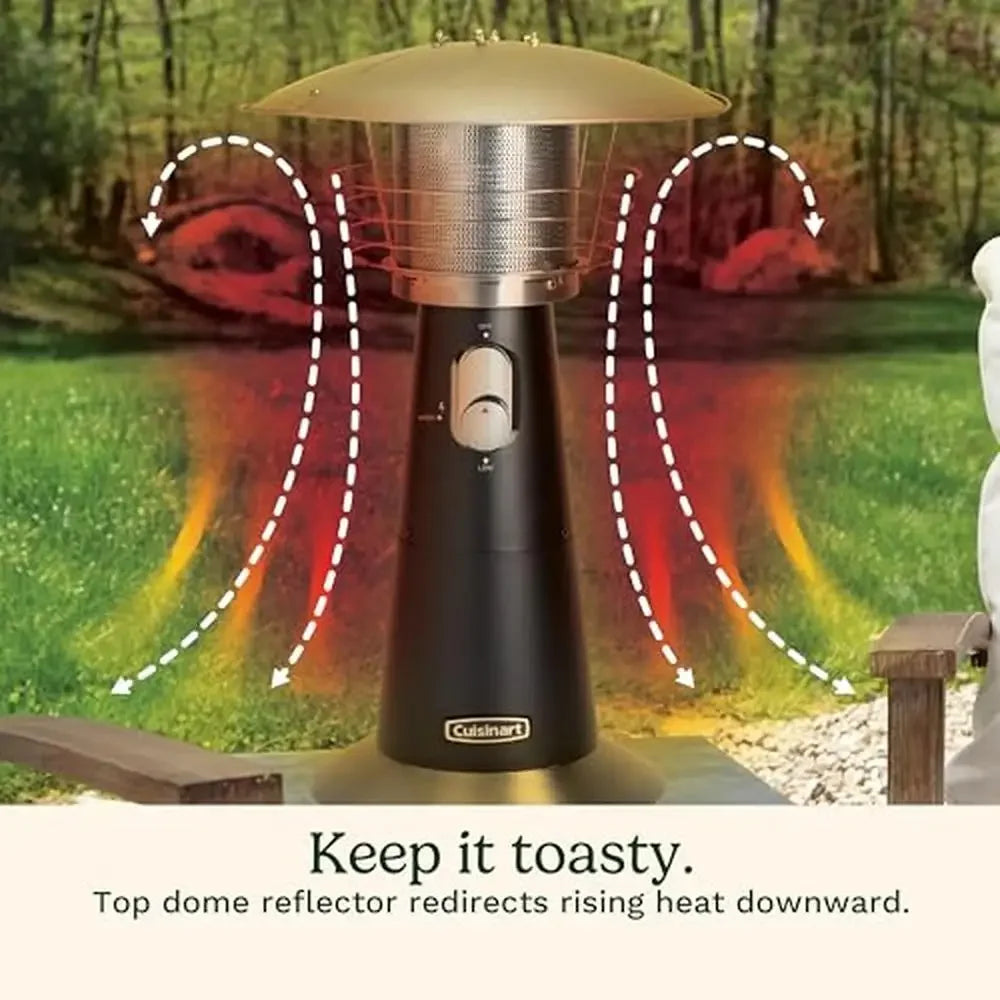 Outdoor Propane Heater 11000 BTU Efficient Patio Heating