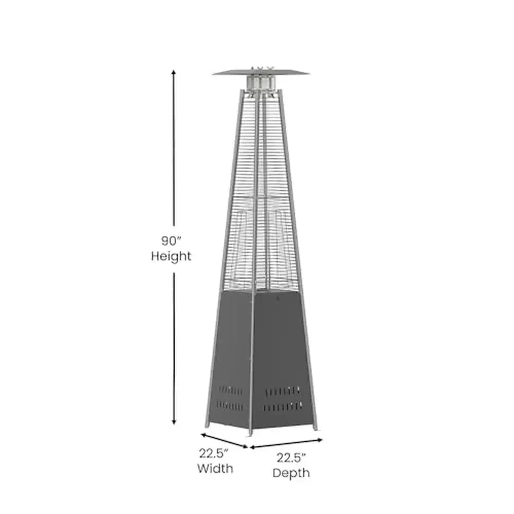 Stainless Steel Outdoor Gas Patio Heater for Ultimate Warmth