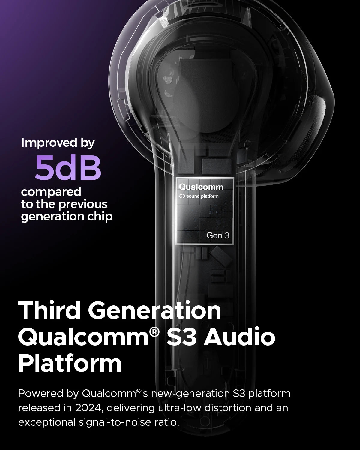 SoundPEATS Air5 ANC Earbuds with Hi-Res Audio Quality