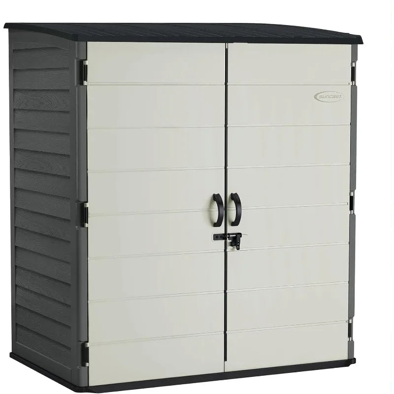 Extra Large Vertical Storage Shed All Weather Locking Doors