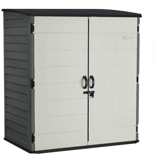 Extra Large Vertical Storage Shed All Weather Locking Doors