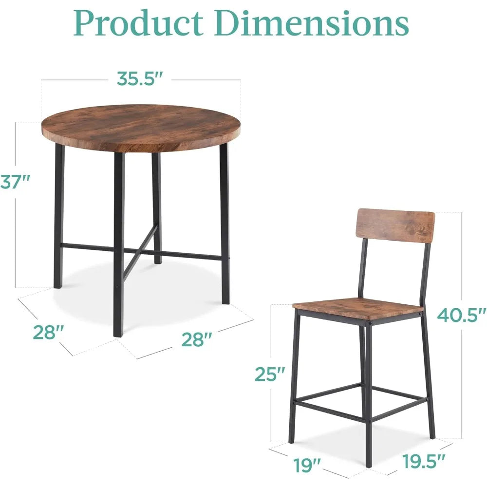 Modern Round Counter Height Dining Set for Stylish Home Décor