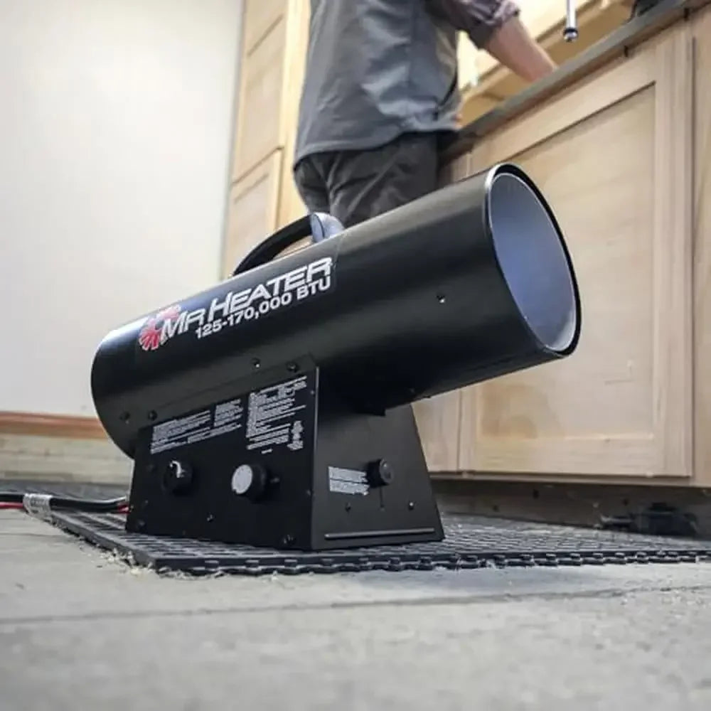 Portable Propane Forced Air Heater With Quiet Burners