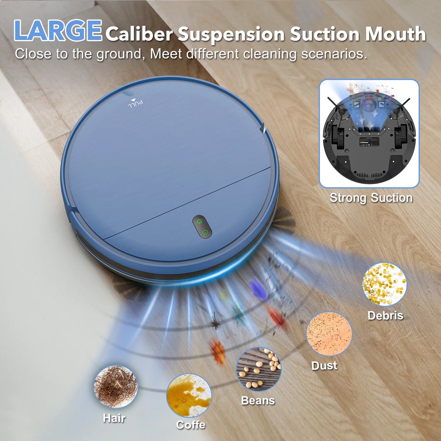 Rayfurn Robot Vacuum Cleaner App Control And Wet Mopping