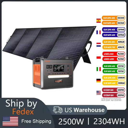High-Capacity Portable Power Station for Camping