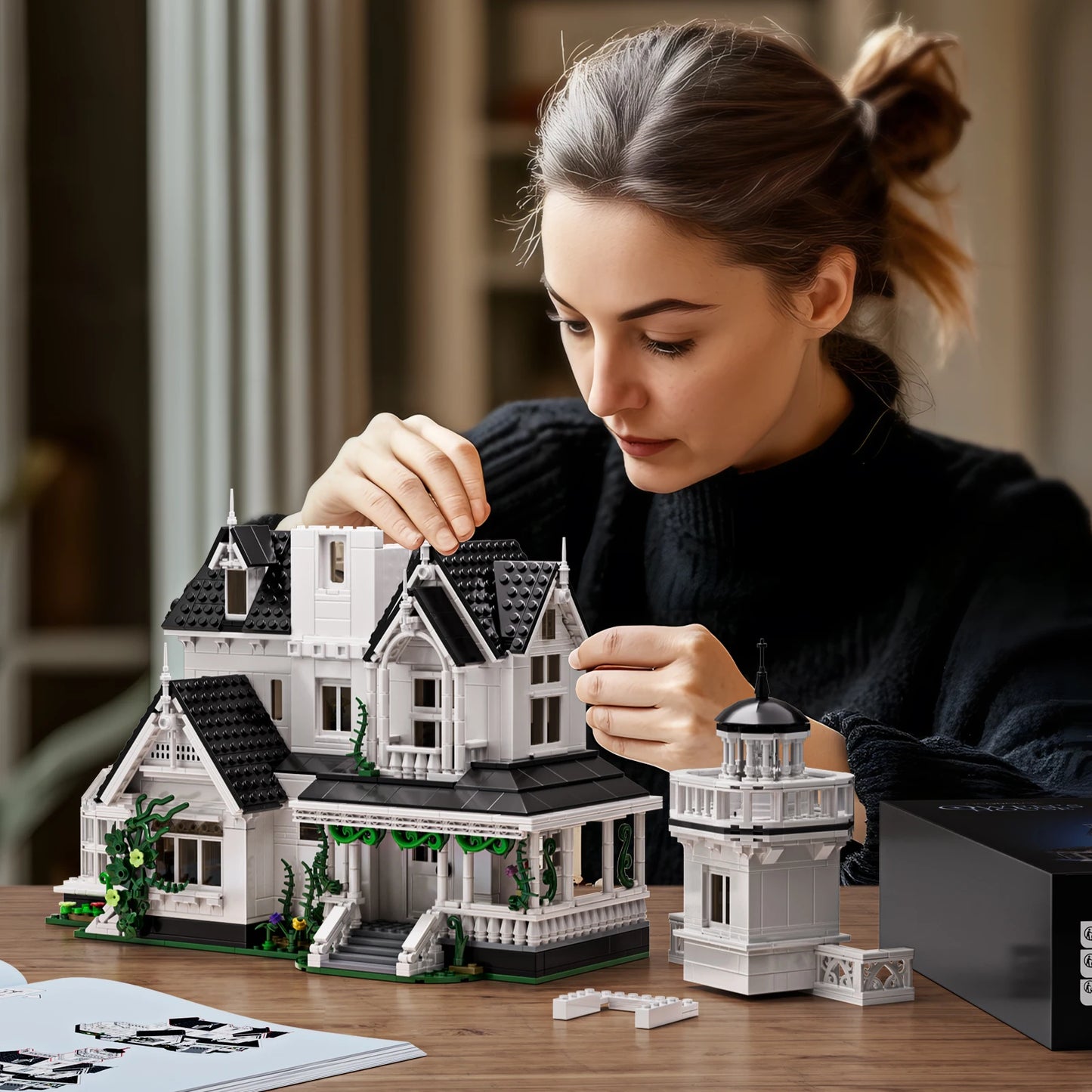 Magic House Blocks 1877 Architecture Model Kit For Adults