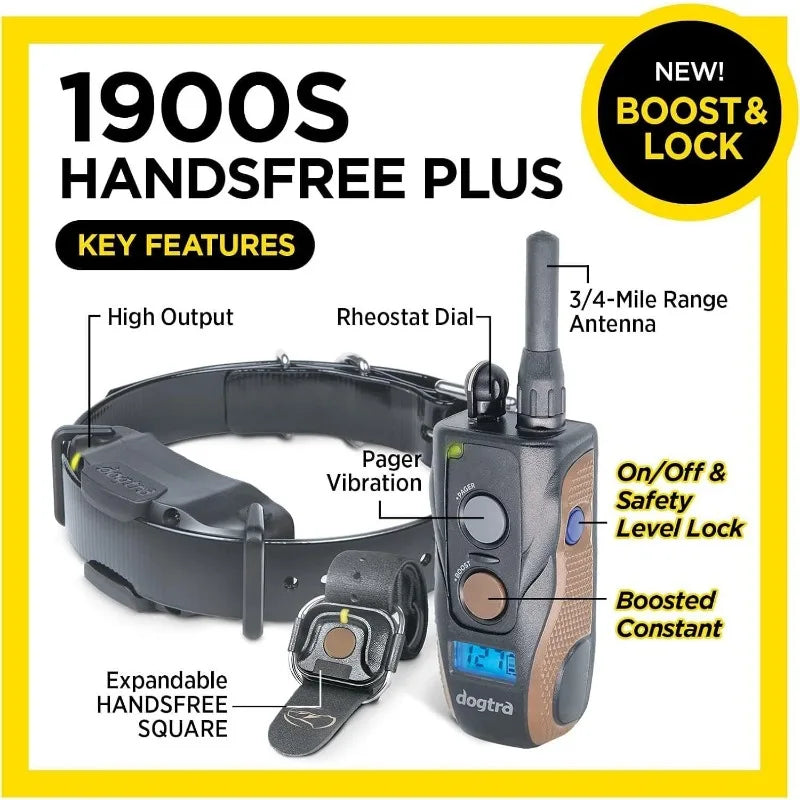 Dogtra Handsfree E-Collar with 3/4 Mile Range for Effective Training