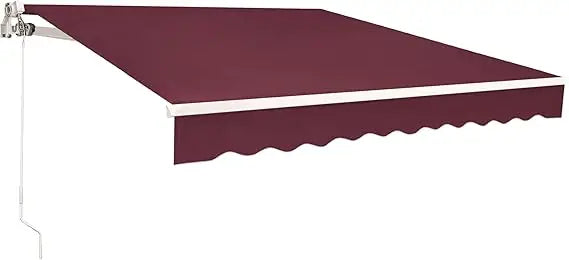 Manual Retractable Patio Awning for Stylish Outdoor Shade