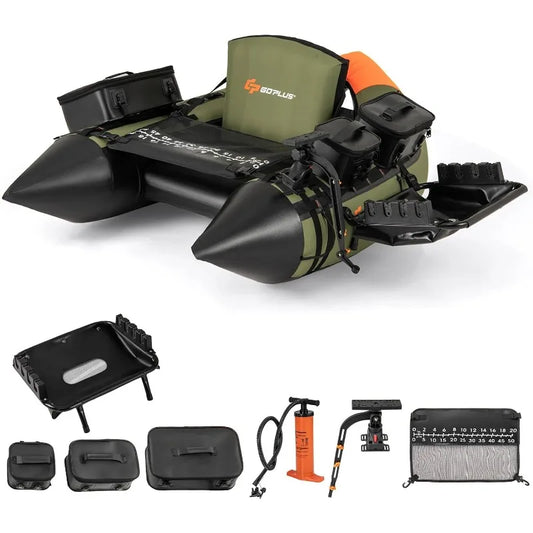 High Capacity Inflatable Float Tube for Comfortable Fishing