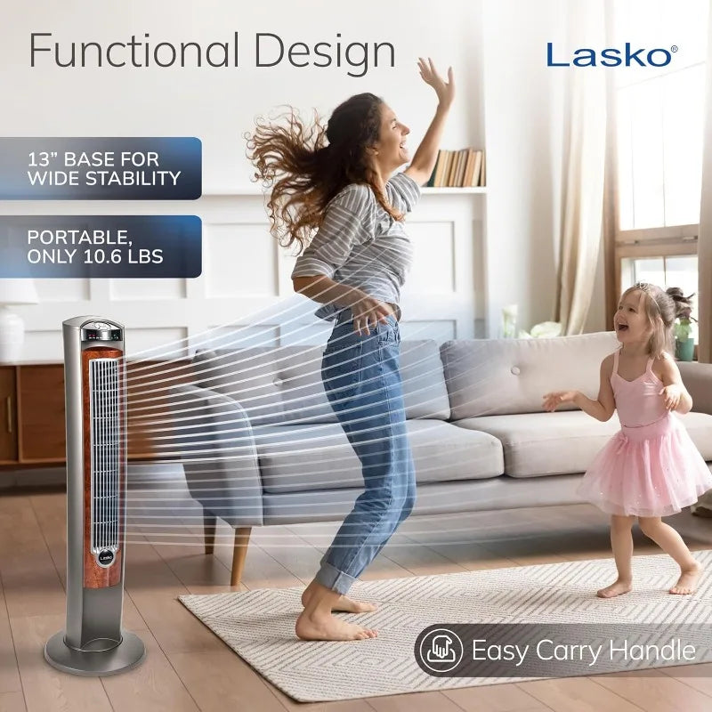 XMSJ Lasko Oscillating Tower Fan for Powerful Cooling