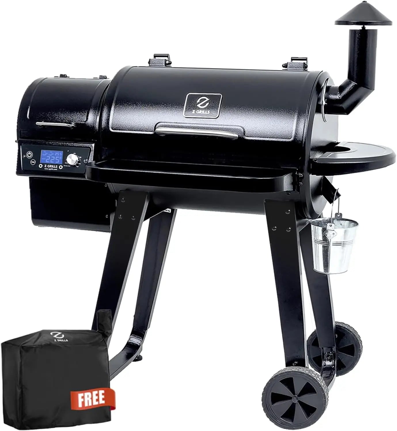 Wood Pellet Grill And Smoker With PID Controller Auto Temp