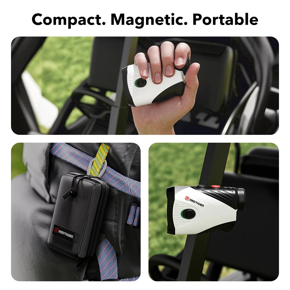 RedTiger C001 Golf Rangefinder with Slope and 7X Magnification