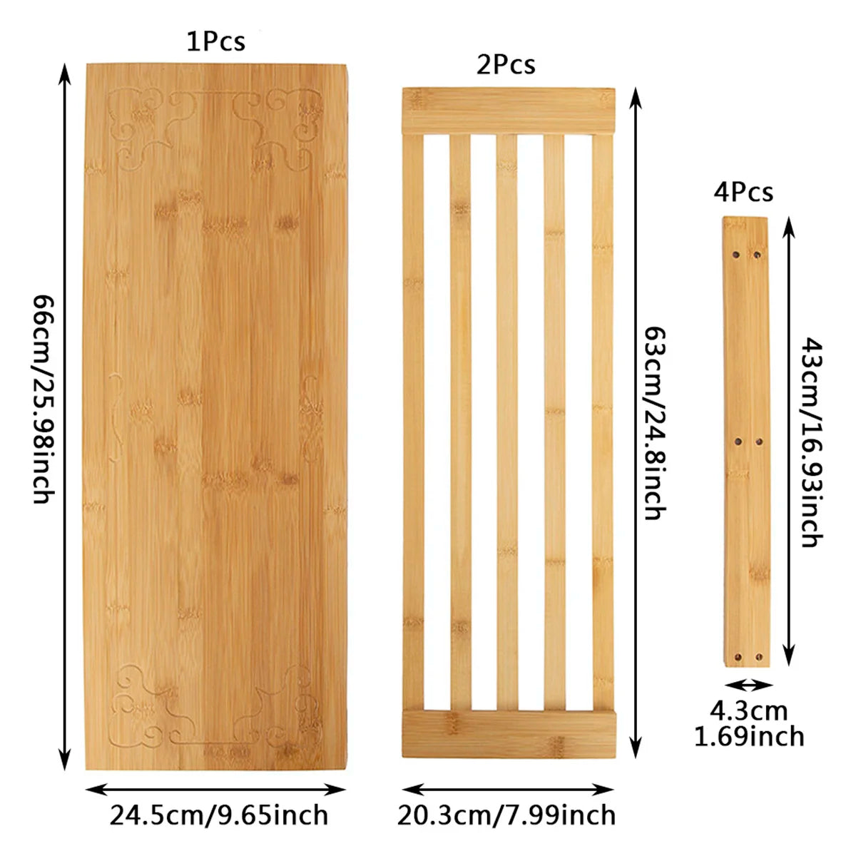 Bamboo 3 Tier Shoe Rack Entryway Bench For Modern Storage