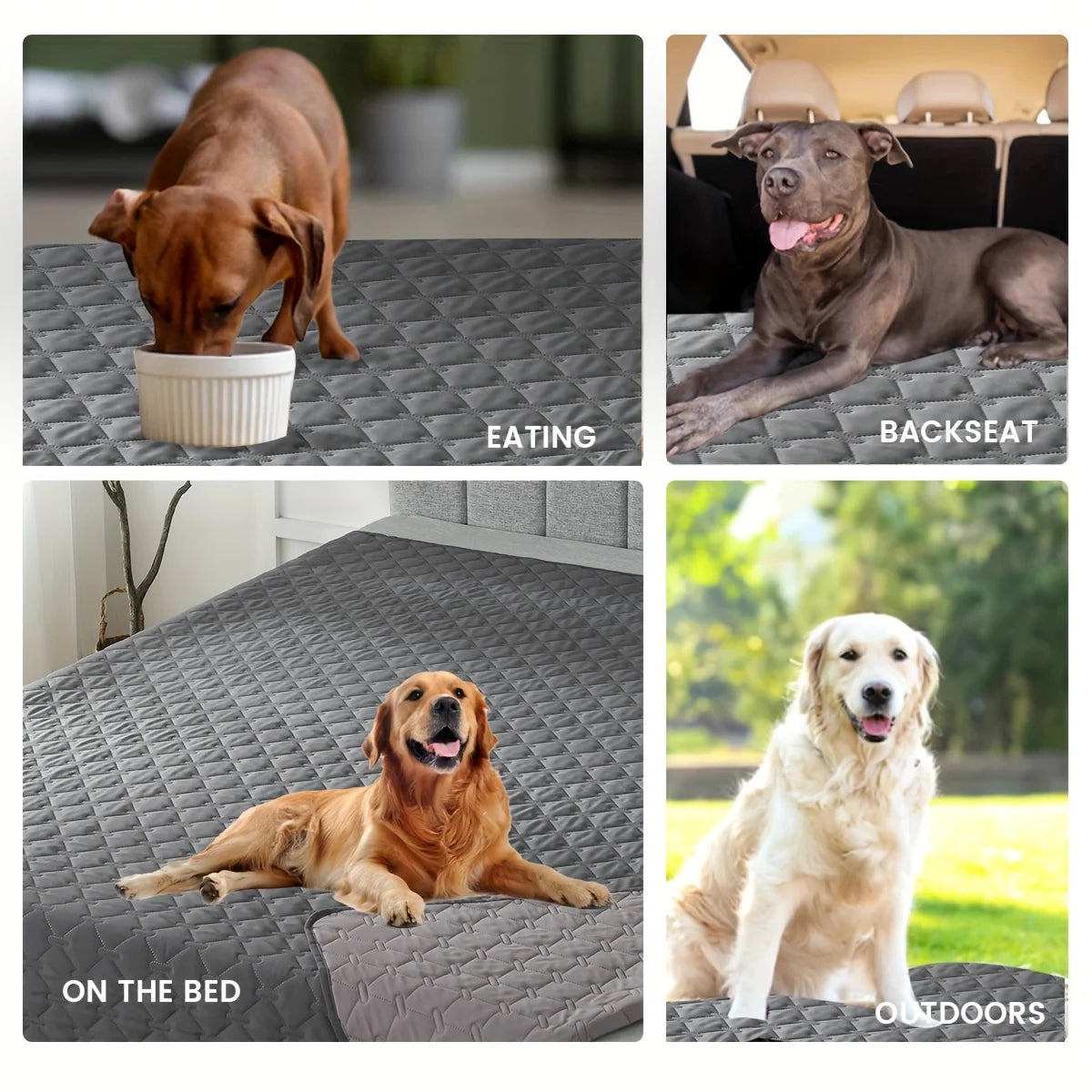 Double Sided Anti Leakage Dog Bed Cover Waterproof Blanket