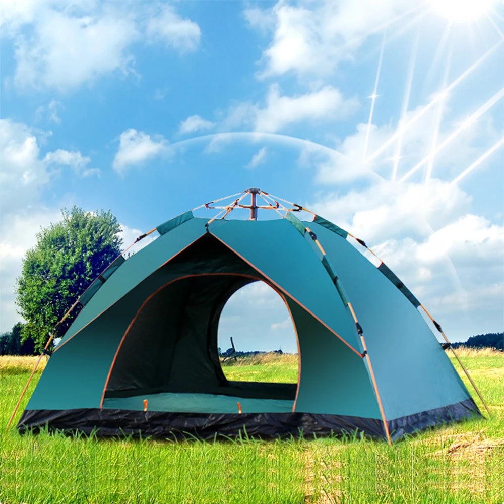 Water-Resistant Outdoor Pop Up Tent for Easy Setup