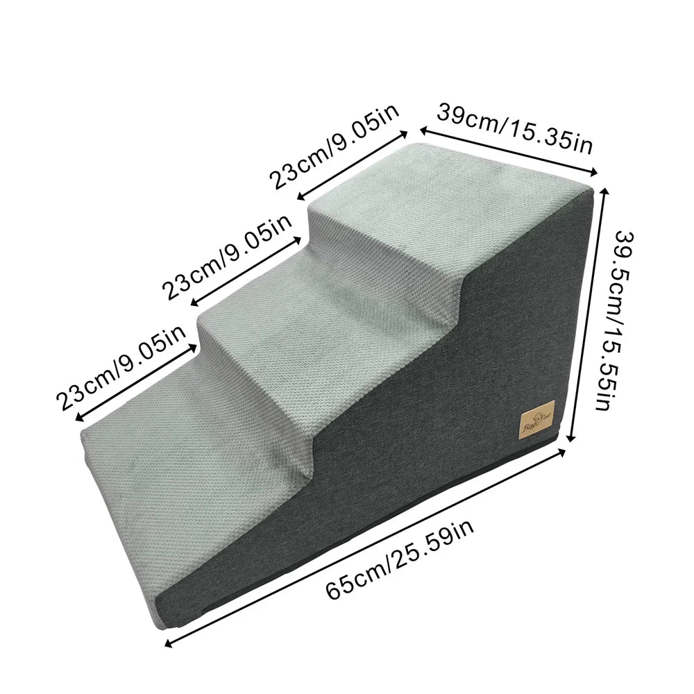 Pet Ramp Stairs Three Quarter Step High Density Foam
