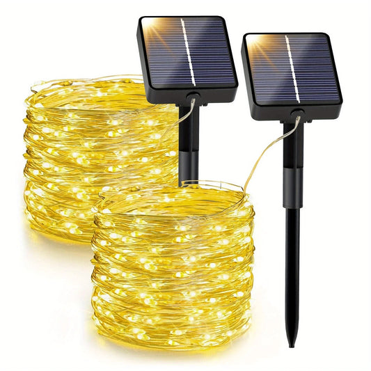 Waterproof Solar String Lights 66FT with 200 LEDs