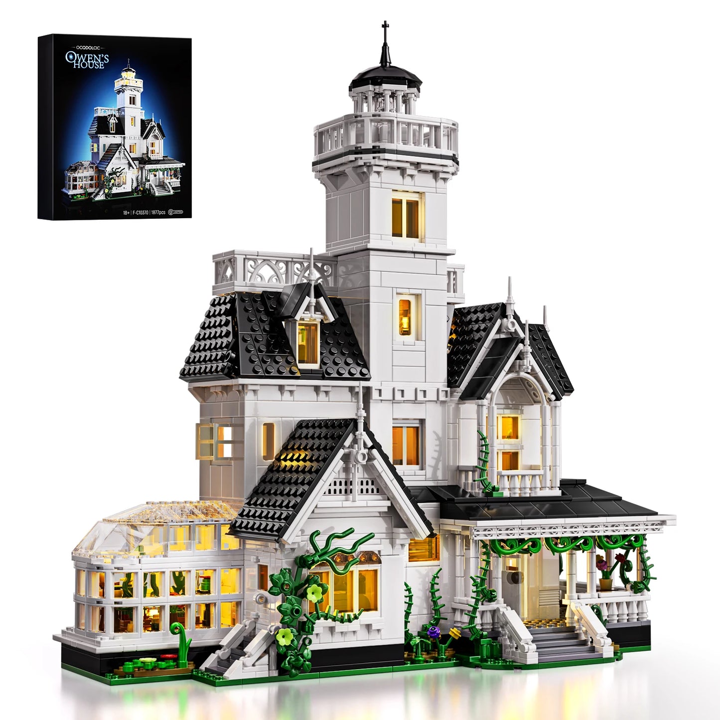 Magic House Blocks 1877 Architecture Model Kit For Adults