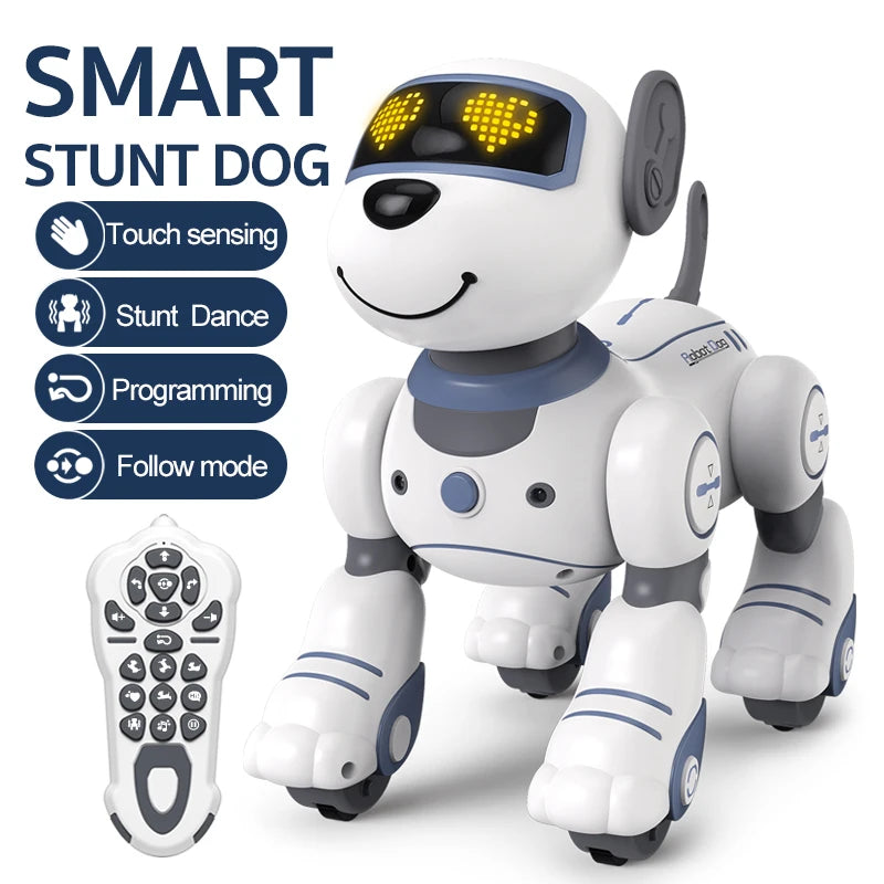 RC Robot Dog With Voice Command And Music Features