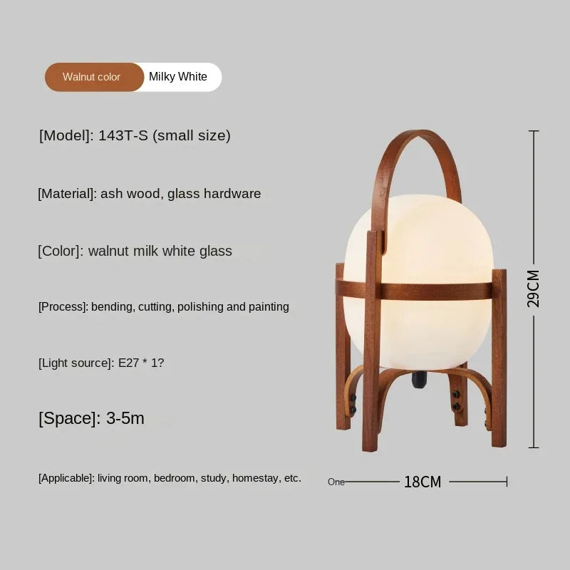 Modern LED Floor Lamp Wood Base for Living Room Ambience