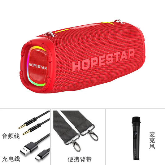 Hopestar A6 Max Waterproof Bluetooth Karaoke Speaker with 120W Power