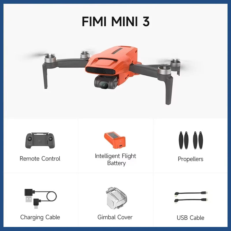 FIMI Mini 3 Drone 4K 60FPS With Axis Premium Gimbal