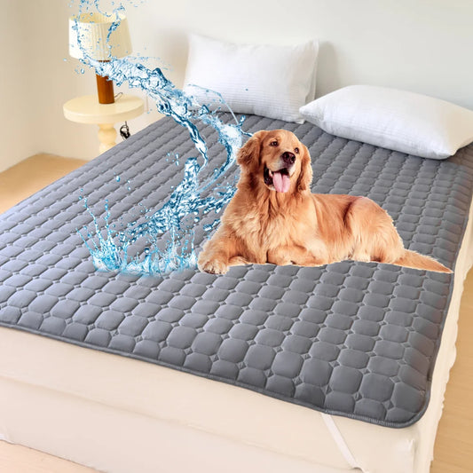 Waterproof Non-Slip Dog Bed Cover and Pet Blanket Sofa Pet Bed Mat, Soft and Breathable Mattress Cover