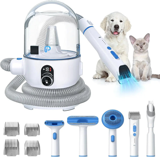 PetGroom Pro 5-in-1 Low Noise Grooming Vacuum Kit