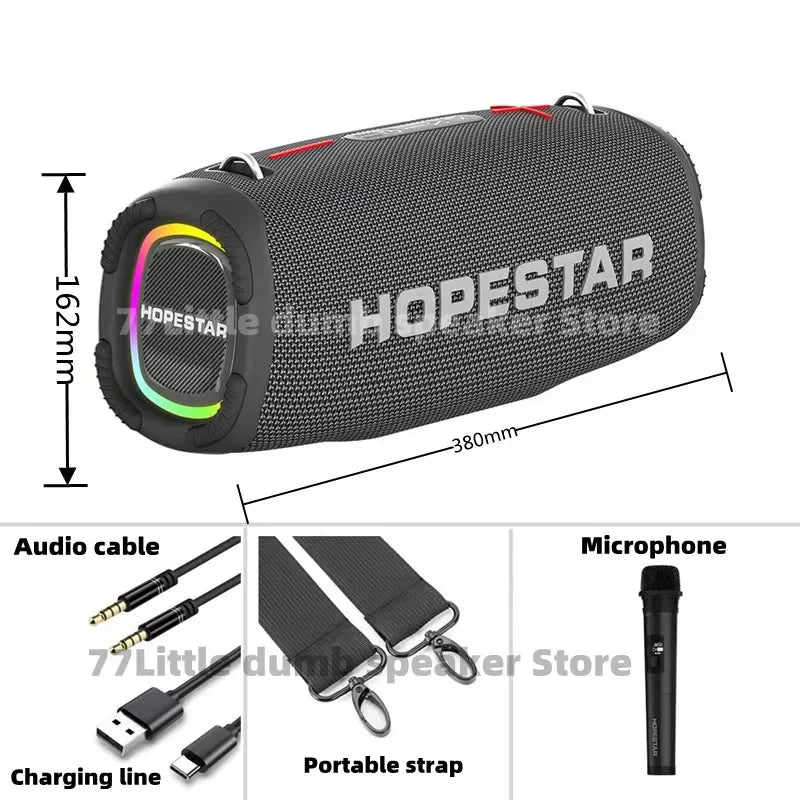 Hopestar A6 Max Waterproof Bluetooth Karaoke Speaker with 120W Power
