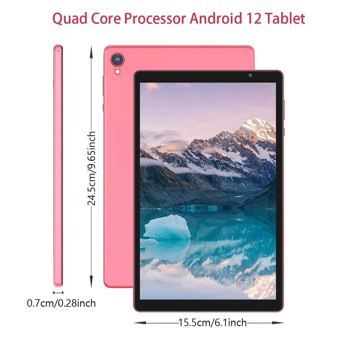 Android Tablet 10 Inch Quad Core 4GB 6000mAh Battery Life